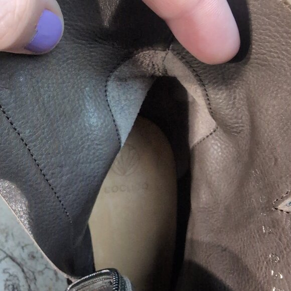 Cocolico Vita Harness Ankle Boots Grey Suede Booties Women Size 40 - Picture 8 of 11